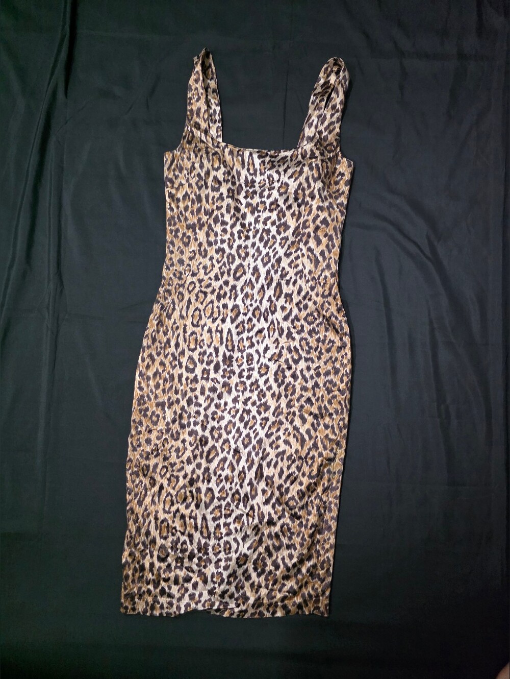Dolce & Gabbana Women's Vintage Leopard Print Midi Dress
